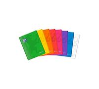 OXFORD Lot de 5 Cahiers esaybook 24x32cm 48 pages petits carreaux 90g coloris aléatoires