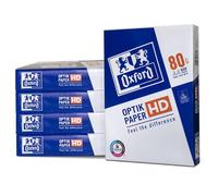 Oxford Lot de 5 paquets de 500 feuilles de papier A4 de pour photocopieurs et imprimantes