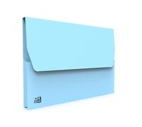 Oxford Chemises à poche Carte Kraft - Lot de 50 - 24 x 32 cm - Bleu pastel