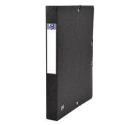 Oxford Lot de 9 boîtes classeur A4 Top File + carton dos 4 cm Noir