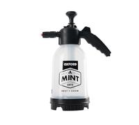 Oxford Mint Bottle OX236 Distributeur sous Pression avec Buses de pulvérisation d'eau et mousseur de Neige, Blanc/Noir, 2 l