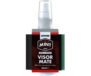 Oxford Mint Visor Mate, kit de nettoyage du bouclier 50 ml