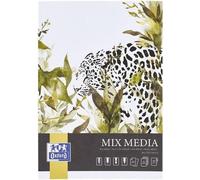 Oxford Mix Media, bloc de papier d'art, 225 g/m², 50 feuilles.