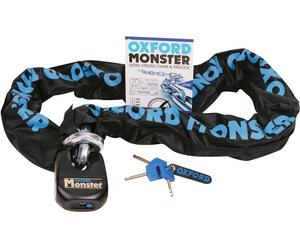 Oxford Monster Verrouillage de chaîne, noir, Taille 150 cm