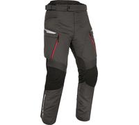 Oxford Montreal 4.0, pantalon textile imperméable L Gris Foncé/Noir/Rouge Gris Foncé/Noir/Rouge