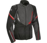 Oxford Montreal 4.0, veste textile imperméable M Noir/Gris Foncé/Rouge Noir/Gris Foncé/Rouge