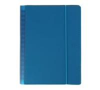 Oxford MyFab Agenda semainier 2026, format A5, avec couverture extra rigide et recharge à spirale, espagnol, couleur bleue