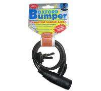 Oxford OF02 Bumper Cable Lock 600X6Mm Smoke Câble Bumper Noir Antivol Moto