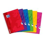 Oxford office - 100107287 - 668591 - Cahier Spirale - 96 pages - Lot de 5