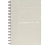 Oxford Carnet à spirale My Style 4001541K – quadrillé 5 mm, 90 f. recyclées, couleurs assorties