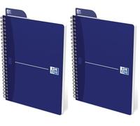 Oxford Office Cahier ligné double spirale Format A5 148 x 210 mm (Lot de 2)