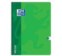 Oxford 38231 Cahier Spirale Open Flex Reliure Intégrale Couverture Polypropylène A4+ Papier Bleu
