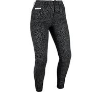 Oxford Original Approved Super Stretch Leopard, jeans femmes Court 42 Noir/Gris Noir/Gris