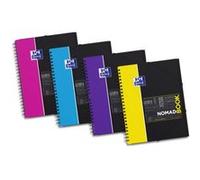 oxford oxford etudiants cahier nomadbook, a4+, ligné noir Noir G