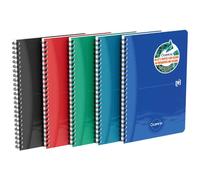 Oxford Pack 5 Office Cahier À Spirale Oceanis A5 Pp Ligné Assortis