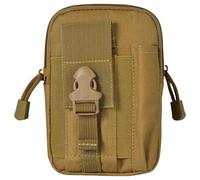 Oxford Pochettes en toile Sac banane multi-usages pour camping en plein air Sac de téléphone avec attaches pour la randonnée, le camping, le sport, Couleur boue.