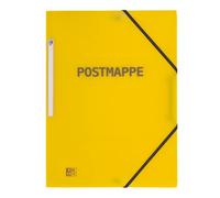 Oxford Porte-lettres A4 en plastique jaune