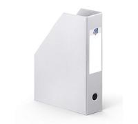 Oxford Porte-revues 32 x 24 cm – dos 7 cm – PVC blanc