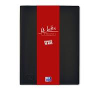 Oxford Porte vues Le Lutin L'Original A4 - PVC opaque - 50 pochettes - 100 vues - Noir