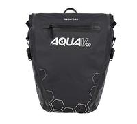 Oxford Products Aqua V20 Sacoche de vélo étanche Noir/argenté 20 l