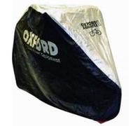 Oxford Aquatex double housse de protection pour vélos- Noir (Noir/argent)-200x 80x 110 cm