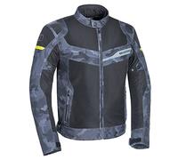 Oxford Products Dakar Dry2Dry Air 1.0 Veste de moto en textile pour homme, gris/camouflage, taille 3XL, Gris/camouflage., XXXL