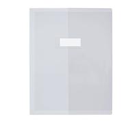 Protege Cahier 24x32 Pvc Cristal Avec Rabat Incolore