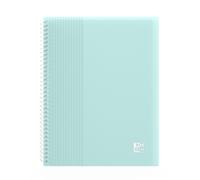 Protège-documents à spirale Oxford School Life A5 40 pochettes 80 vues Modèle aléatoire Rose pastel; Vanille pastel ; Bleu pastel; Vert pastel ; Violet pastel G