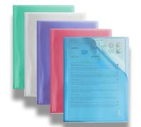 OXFORD Protège-Documents 2nd Life A4 80 vues / 40 Pochettes Couverture Polypro Coloris Assortis