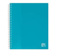 OXFORD Protège-Documents à Spirale School Life A5 80 vues / 40 Pochettes Couverture Polypro Coloris Toniques