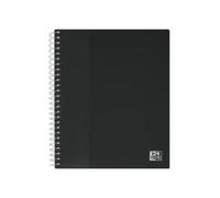 OXFORD Porte fiches bristol A5 School Life 80 vues / 40 pochettes Couverture Polypro Noir