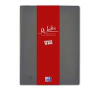 OXFORD Protège-Documents Le Lutin® L'Original A4 60 vues / 30 pochettes Couverture PVC Gris