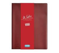 OXFORD Protège-Documents Le Lutin® L'Original A4 80 vues / 40 pochettes Couverture PVC ROUGE CERISE