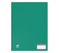 OXFORD Protège-Documents Memphis A4 80 vues / 40 pochettes Couverture Polypro Vert