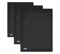 OXFORD Protège-Documents Osmose A4 120 vues / 60 pochettes Couverture Polypro Coloris Assortis (Lot de 3)