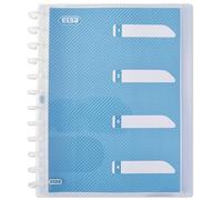 OXFORD Protège-Documents Variozip Hawaï A4 60 vues / 30 Pochettes Amovibles Couverture Polypro Incolore