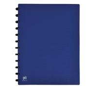 OXFORD Protège-Documents Variozip Memphis A4 60 vues / 30 pochettes amovibles Couverture Polypro Bleu