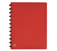 OXFORD Protège-Documents Variozip Memphis A4 60 vues / 30 pochettes amovibles Couverture Polypro Rouge