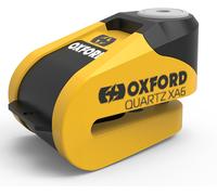 Oxford Rider Equipment Antivol disque Quartz XA6 6 mm avec alarme Doré