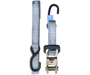 Oxford Ratchet Sangles, Argent, Taille unique