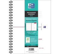Oxford Recharge Agenda 16x24 Spiralé Semainier 2027