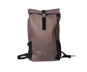 Oxford, Sac à dos Identity Off Road, style Roll Top, 10 compartiments, 20L, PU recyclé RPET, couleur marron, marron, 48x32x11, Business