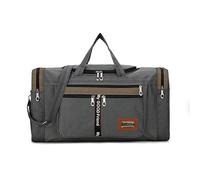 Oxford Sac de Voyage Sacs à Main Grande capacité Bagages Hommes Femmes épaule extérieur fourre-Tout Week-End étanche(Deep Gray)