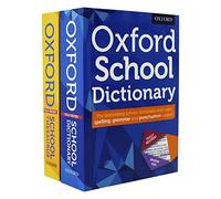 Oxford School Dictionary and Thesaurus 2 Books Set
