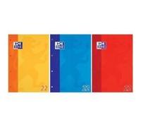 Oxford Bloc scolaire A4 - 50 feuilles - reliure collée en tête - lignage 20 - 100050354 G