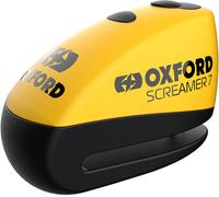 Oxford Screamer 7, blocage du disque de frein avec alarme Jaune/Noir Jaune/Noir