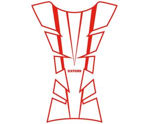 Oxford Sheer Arrow Pad de réservoir, Rouge, Taille unique
