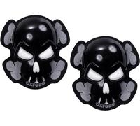 Oxford Rider Equipment – Curseurs de genou Skull – Noir