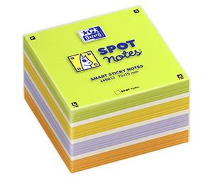 Oxford Spot Notes - Cube de notes adhésives multicolores, 400096789, Zettelblock/450 Blatt