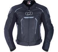 Oxford Strada Veste en cuir de moto, noir, Taille S
